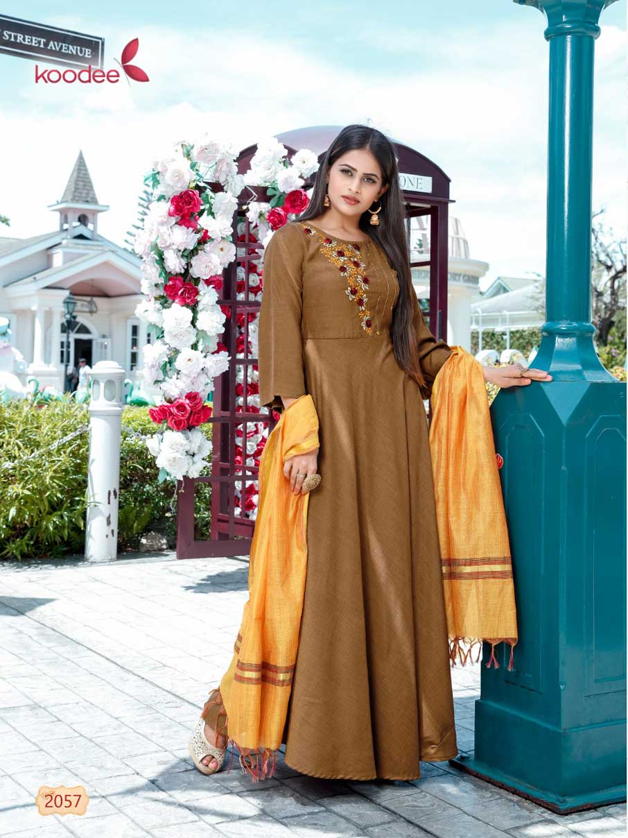 Chunri Vol-2 Koodee Brand Poly Rayon Dupatta Kurta Chunri Vol-2 Koodee Brand Poly Rayon Dupatta Kurta